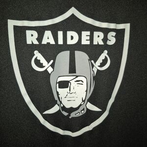 NFL Team Apparel Las Vegas Raiders Black T-Shirt Mens Size XL